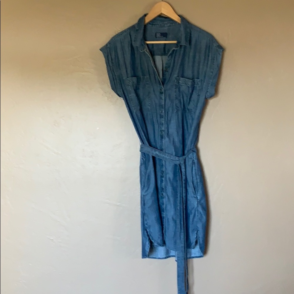 Gap chambray denim dress, size L